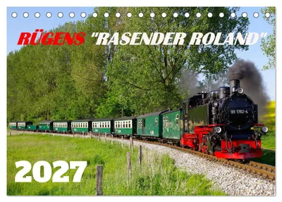 Produktbild von Rügens "rasender Roland" (Tischkalender 2027 DIN A5 quer), CALVENDO Monatskalender