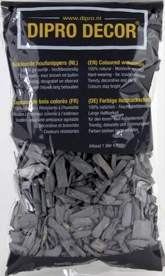 Productafbeelding van Dipro Houtsnippers AF08 Zwart 1 Liter Euromarchi