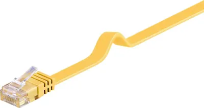 Produktbild von CAT 6 Netzwerkkabel  Flach U/UTP, gelb, 2m