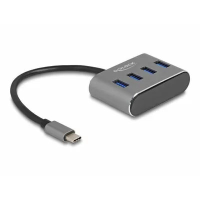 Produktbild von DELOCK 4 Port USB 5 Gbps Hub mit USB Type-C Anschluss # USB