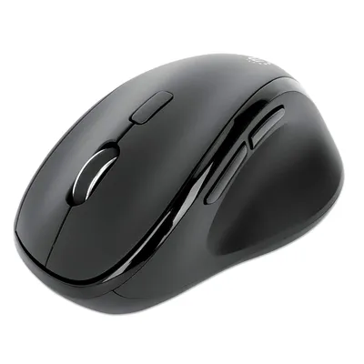 Produktbild von MANHATTAN Ergonomische Funkmaus USB-A/C 6 Tasten + Mausrad