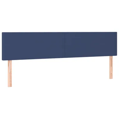 Immagine prodotto di vidaXL Testiere 2 pezzi Tessuto blu 90x5x78/88 cm