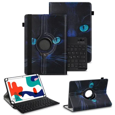 Produktbild von Schutzhülle Huawei MatePad 10.4 Hülle Tablet Tasche QWERTZ Bluetooth Tastatur