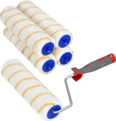 Obrázek produktu pro Sada 5 rolí zlatého drátu o délce 250 mm s gumovou rukojetí – pro malířské práce a renovace
