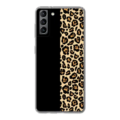 Produktbild von MuchoWow® Handyhülle Schutzhülle Hülle für Samsung Galaxy S21 Plus Panther Druck - Design - Tiere Silikon Softcase Handy Hülle - Handy-Tasche