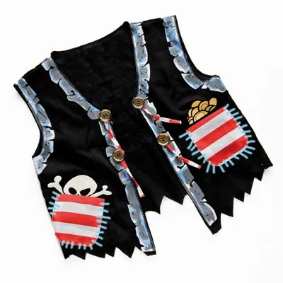Immagine prodotto di Liontouch 22807, Costume, Bambini, Uomini, Pirata, Pirata, Nero, Rosso