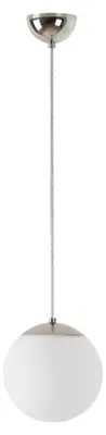 Produktbild von OSMONT ISI72476 ISIS S1 PM-M Hängeleuchte aus Kunststoff, Edelstahl/Weiß, Schutzart IP40, 3000 K, 8 W LED