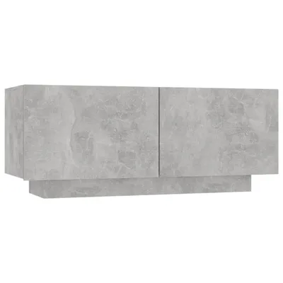 Obrázek produktu pro vidaXL TV skříňka betonová šedá 100x35x40 cm odvozený dřevěný výrobek