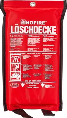 Produktbild von NOFIRE Löschdecke NO 120x120 POLY 1C im Polybag