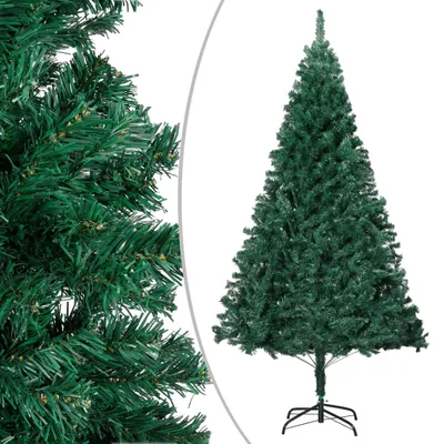 Obrázek produktu pro vidaXL Umělý vánoční stromek se světýlky a ozdobami zelený 180 cm