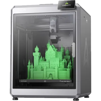 Obrázek produktu pro 3D tiskárna Creality K2 Plus - rychlost tisku 600 mm/s, kamera s umělou inteligencí, podpora vícebarevného tisku, velký stavební objem 350*350*350 mm