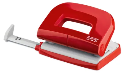 Produktbild von Novus E 210 Locher, 10 Blatt Lochleistung, Rot