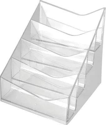 Zdjęcie produktu dla helit H2350802 helit 4-krotne etui na wizytówki "the helpdesk" crystal clear