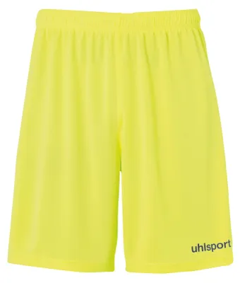 Image de Uhlsport Center Basic Short Enfants - Jaune fluo / Noir