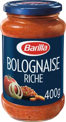 Produktbild von Barilla-Bolognese Riche Sauce (Tomatensauce mit Schweinefleisch und Rindfleisch) Italienisches Produkt - 400 Gramm