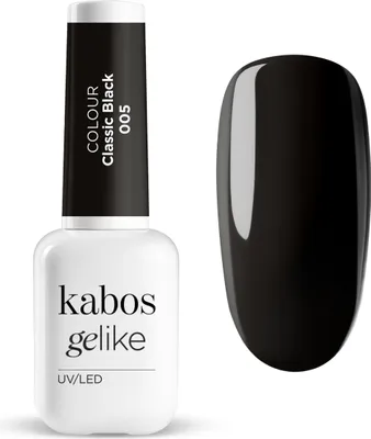 Produktbild von Kabos UV Nagellack Hybrid Gelike 005 Classic Black 8ml