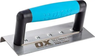 Obrázok produktu pre Profesionálna brúska 75 x 180 mm z nehrdzavejúcej ocele – polomer 10 mm
