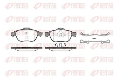 Produktbild von REMSA Bremsbeläge Satz Vorne Bremsklötze für RENAULT ESPACE IV (JK0/1) 0843.00