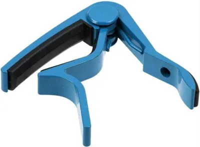 Produktbild von Jumadas Capo-Gitarrenklemme – Saiten – Akustik – Elektro – Gitarre – Werkzeug – Zubehör – Kunststoff – Blau