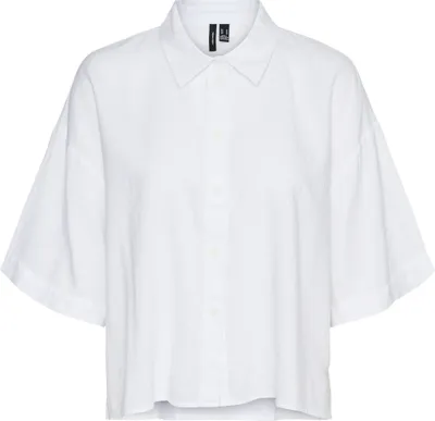Produktbild von VERO MODA Hemd mit lockerem Schnitt Bluse Halbarm Größe: XL