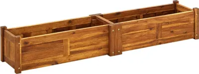 Obrázok produktu pre The Living Store Zvýšený záhradný záhon z agátového dreva 150x30x25 cm