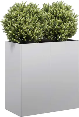 Obrázok produktu pre vidaXL Kvetináč 80x40x80 cm Pozinkovaná oceľ