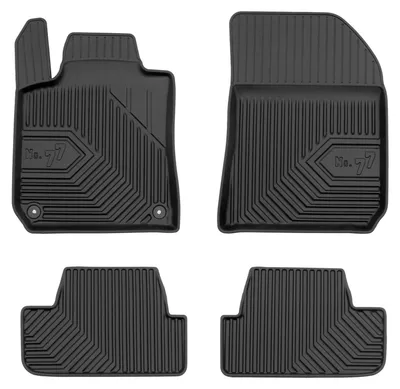 Productafbeelding van Rubberen automatten voor Peugeot 308 II 2013-2021 (hatchback) – 4-delig, zwart, op maat