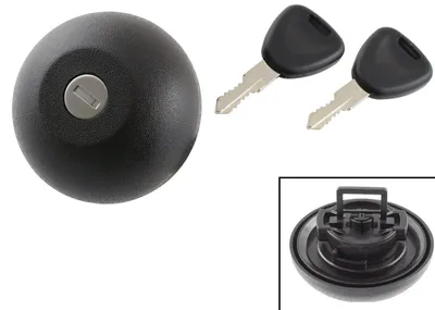 Produktbild von Tankdeckel Deckel Verschluss 7701367381 + 2x Schlüssel für Renault / Opel