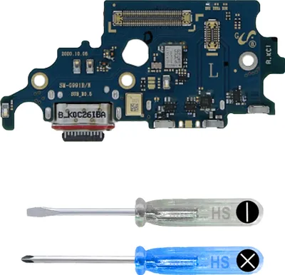 Produktbild von MMOBIEL Dock Ladebuchse Lade Port Power für Samsung Galaxy S21 5G / S21 - 6.2 inch Grau