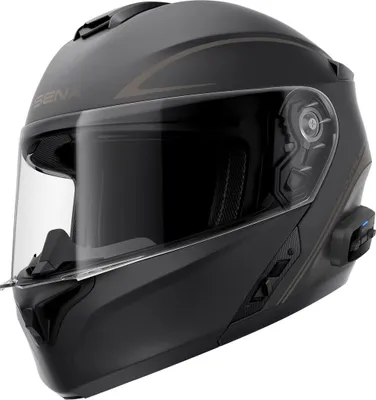 Produktbild von Sena Outrush R Bluetooth Klapphelm, schwarz matt, S  (55/56)