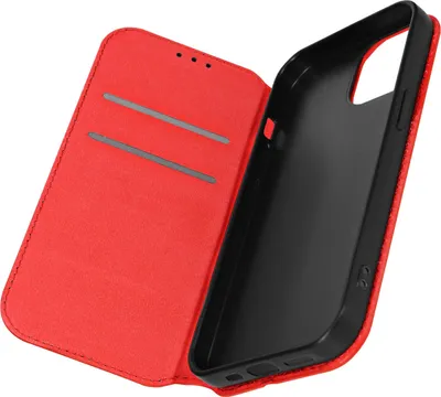 Image de Coque en similicuir édition classique pour Apple iPhone 15 Pro - Rouge