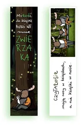 Obrázek produktu pro Kartonová záložka – Czytałosie – Molom