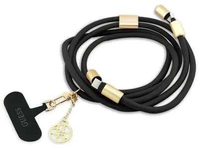 Image de Guess CBDY 4G Charm USB-C, câble USB-C 150 cm - noir