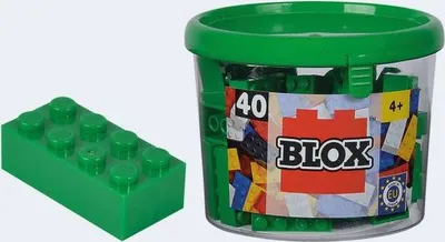 Produktbild von 40 Blox grüne 8er Steine in Dose