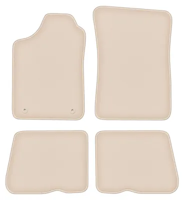 Immagine prodotto di Tappetini in velluto PREMIUM beige compatibili con Renault 19 (1988-1996, cabrio, hatchback, berlina, chamade) – con fissaggi – su misura