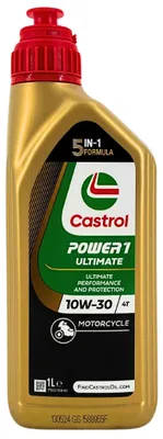 Produktbild von CASTROL Power 1 Ultimate 4T für 10W-30 1 Liter Motoröl Motorenöl Öl Motorradöl Motorbike
