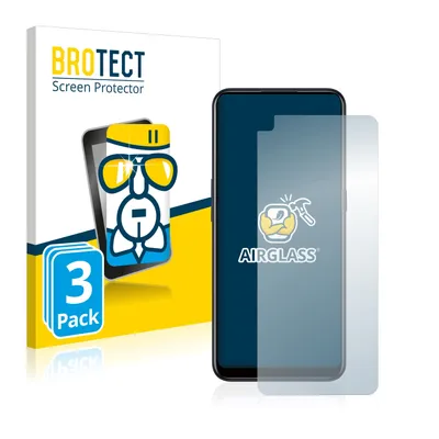 Produktbild von 3x BROTECT Schutzglas für Oppo A53s Schutzfolie Panzer Folie Glas Display Schutz klar