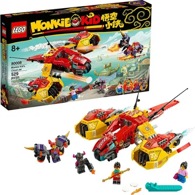 Produktbild von LEGO® Monkie Kid 80008 Monkie Kids Wolken-Jet