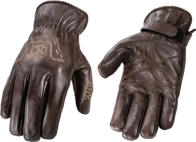 Produktbild von Rokker Tattoo Ape Motorrad Handschuhe, braun, 3XL