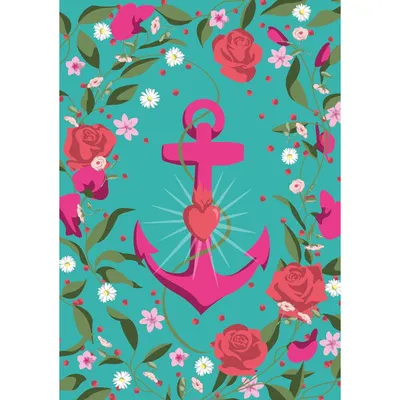 Produktbild von Postkarte - Happiness - Flower Frame Faith