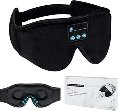 Produktbild von Schlafkopfhörer - Kopfhörer mit Bluetooth - Schlafband - Kniegelenkte Kopfhörer - Schwarz