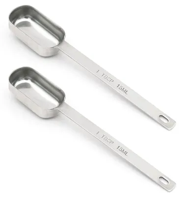 Image de 2 cuillères doseuses - avec long manche - 15 ml