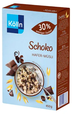 Obrázok produktu pre Kölln Müsli čokoláda 30 % w. Cukor, 450 g