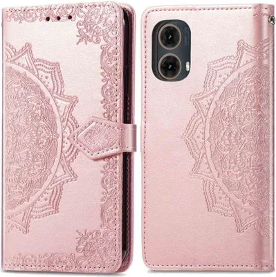 Obrázek produktu pro imoshion Mandala skládací pouzdro Motorola Moto G85 – růžové zlato