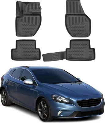 Productafbeelding van OMAC rubberen vloermat, TPE-materiaal, geschikt voor VOLVO V40 hatchback (modellen 525, 526)