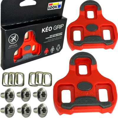 Produktbild von Look Kéo Grip Fahrrad Pedal Schuhe Cleats Pedalplatten (Paar) rot
