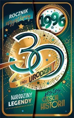 Produktbild von Geburtstagskarte zum 30. Geburtstag - AbCard
