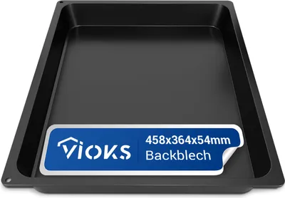 Produktbild von Backblech Gorenje 274663 Fettpfanne hoch 458x364x54mm NG3 emailliert für Backofen Herd