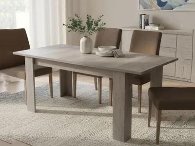 Produktbild von Ausziehbarer Tisch Dpanic, Ausziehbare Konsole, Ausziehbarer Esstisch, Ausziehbare Küchenkonsole, 160/220x88h75 cm, Eiche