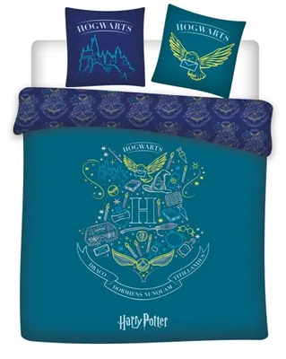 Imagen del producto de TRANKIELO® - Juego de funda de edredón de 240x220 cm - 100% poliéster - Incluye 2 fundas de almohada - Azul